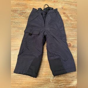 LIKE NEW COLUMBIA NAVY SNOW PANTS, TODDLER SIZE 3T